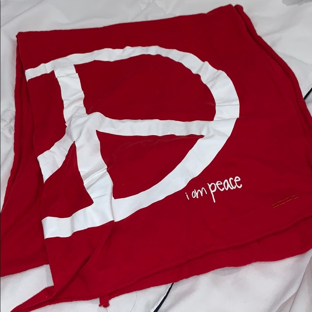 Peace Love World Scarf